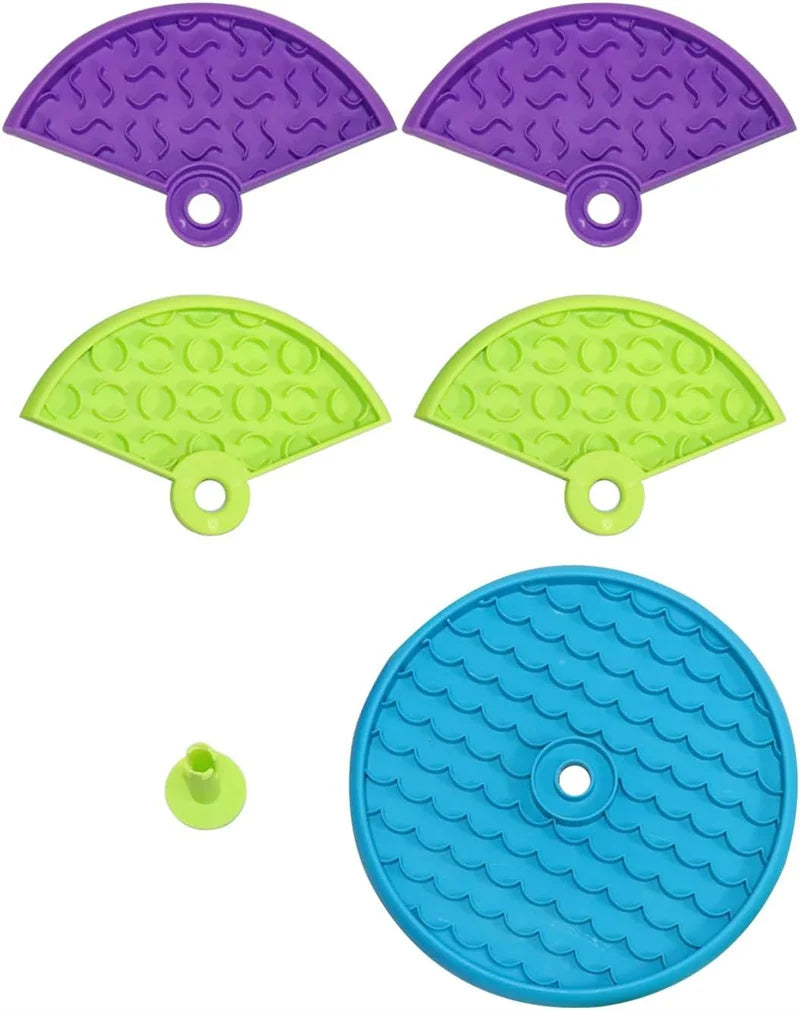 Slow Food Bowl Anti Choking Cat Bowl Dog Basin Puzzle Feeder Healthy Pet Rotating Game Board Pet Products — product detail
