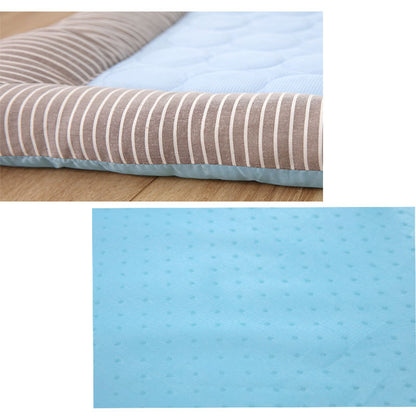 Pet Cooling Pad Bed For Dogs Cats Puppy Kitten Cool Mat Pet Blanket Ice Silk Material Soft For Summer Sleeping  Blue Breathable — product detail