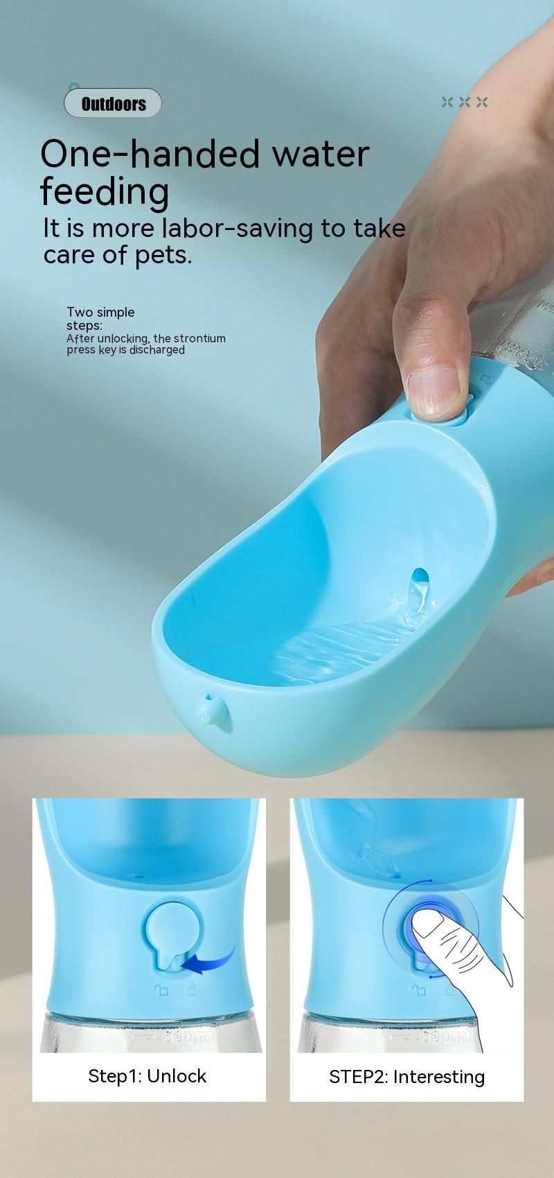 Dog Water Cup Drinking Food Garbage Bag Three-in-one Portable Small Multi-functional Pet Cups Pets Supplies — product detail