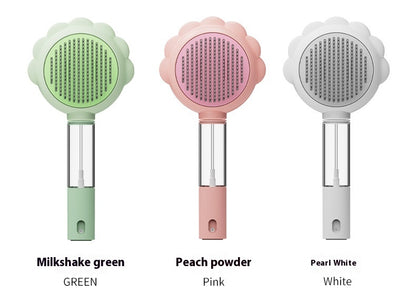 2 In 1 Self Cleaning Dog Brush Comb With Spray Pets Grooming Hair Remover Combs Brush Floating Hair Pet Grooming Brush Pet Products — product detail