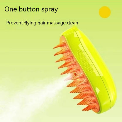 3 In 1 Cat Steam Brush Steamy Dog Brush Electric Spray Cat Hair Brushes For Massage Pet Grooming Comb Hair Removal Combs — product detail