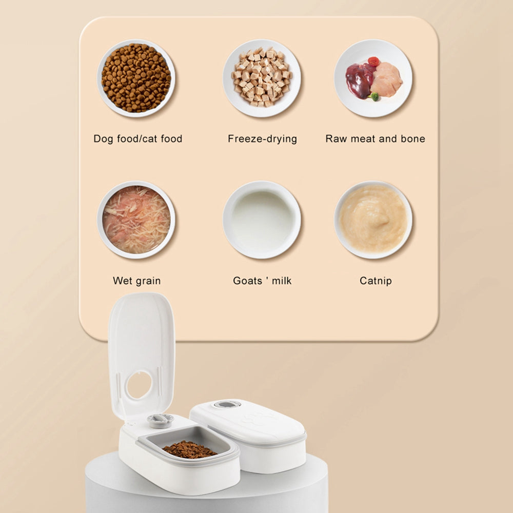 Automatic Pet Feeder Smart Food Dispenser For Cats Dogs Timer Stainless Steel Bowl Auto Dog Cat Pet Feeding Pets Supplies — product detail