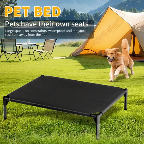 Raised Oxford-Fabric Pet Bed — product detail