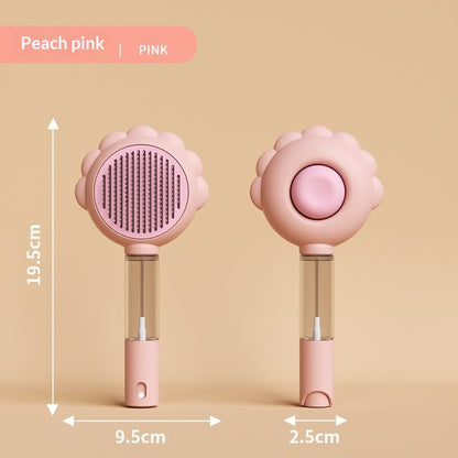 2 In 1 Self Cleaning Dog Brush Comb With Spray Pets Grooming Hair Remover Combs Brush Floating Hair Pet Grooming Brush Pet Products — product detail