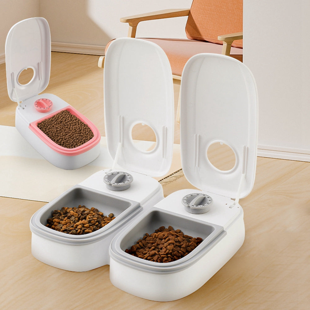 Automatic Pet Feeder Smart Food Dispenser For Cats Dogs Timer Stainless Steel Bowl Auto Dog Cat Pet Feeding Pets Supplies — product detail