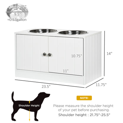 Large Dog Feeding Station with Storage — product detail