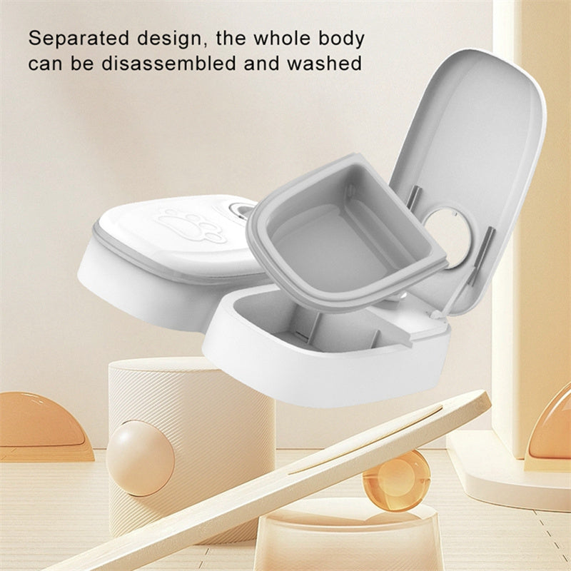 Automatic Pet Feeder Smart Food Dispenser For Cats Dogs Timer Stainless Steel Bowl Auto Dog Cat Pet Feeding Pets Supplies — product detail