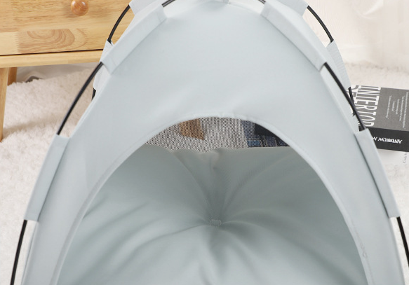 Cat Tent Cooling Mat  Dog House Pet Sofa Camping Dog Bed With Cushion For Dog Kennel Indoor Cat Nest Cat Bed Pets Products — product detail