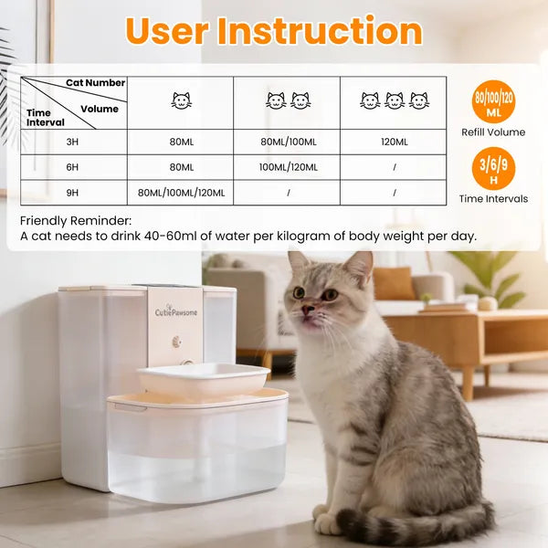 Cordless 4.5L Pet Water Fountain — product detail