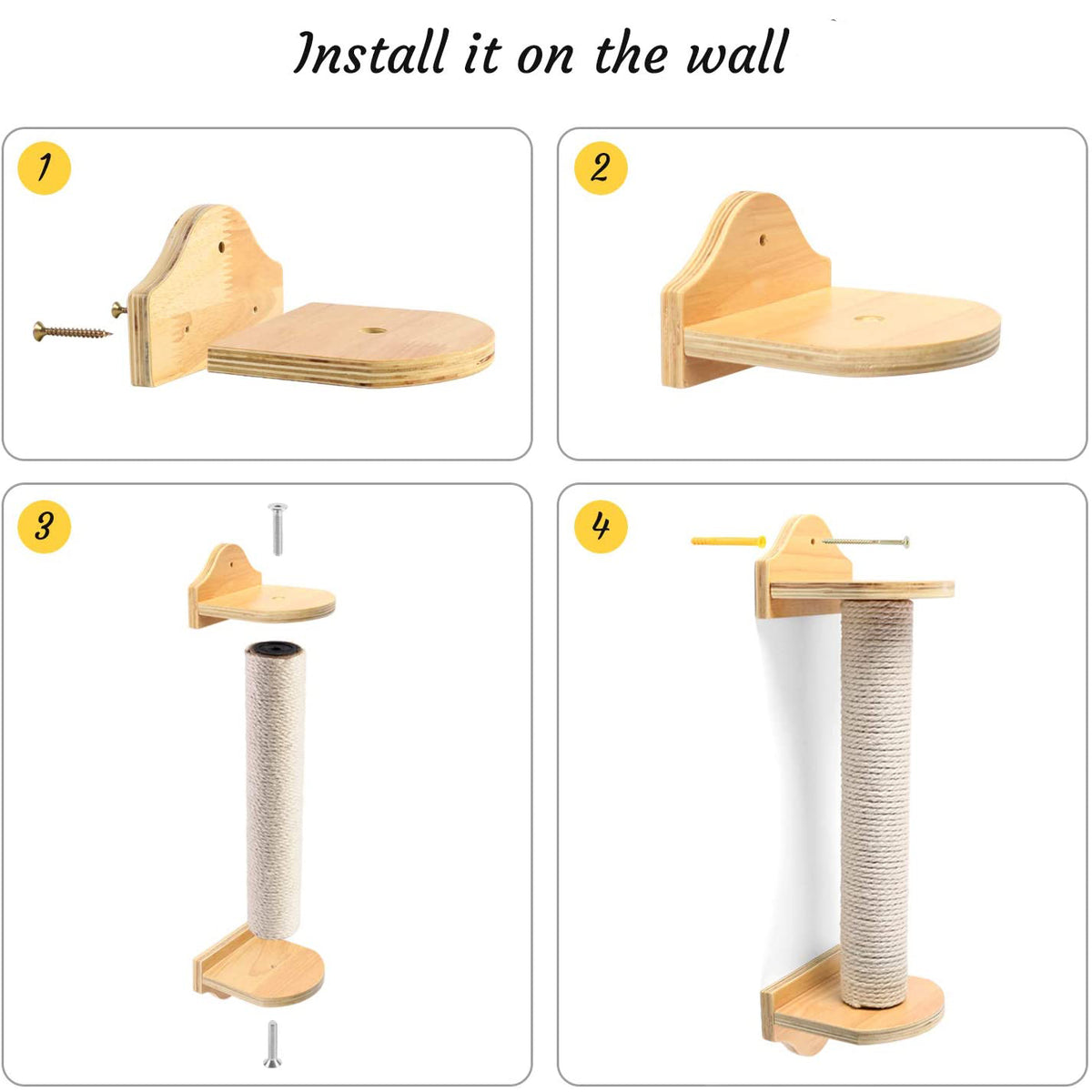 53cm Cat Scratch Column Cat Climbing Frame Pet Toys — product detail