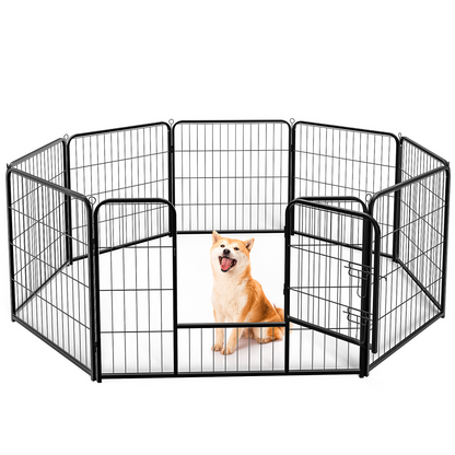 24-Inch Metal Dog Exercise Pen with Door — 8 Panels — product detail