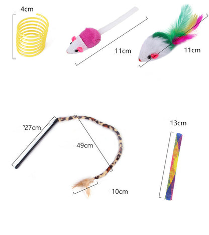 Cat Toy Set Funny Cat Assembled Toys Cat Tunnel Cat Tunnel Pet Supplies — product detail