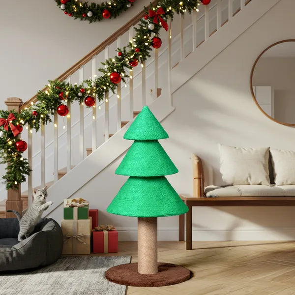 Christmas Tree Cat Scratching Post — product detail