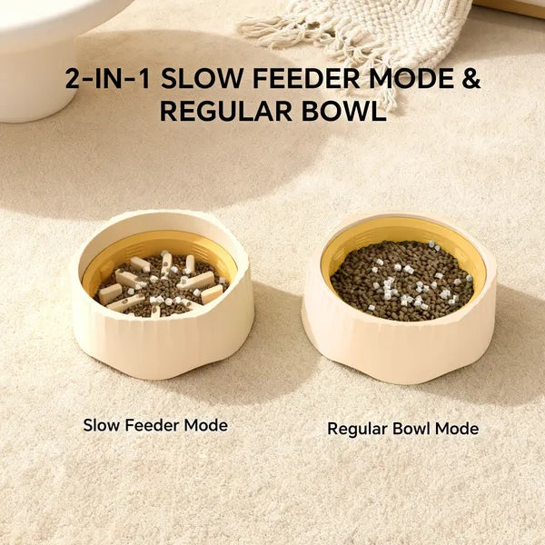 Dual-Mode Cat Feeding Bowl — product detail