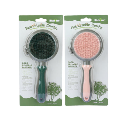 Pet Hair Removal Comb Cat Brush Self Cleaning Slicker Brush Hair Removal Double-sided Massage — product detail