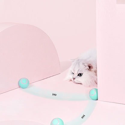 Self-Hi Relieving Stuffy Cat Teaser Smart Rolling Ball — product detail