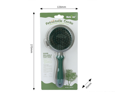 Pet Hair Removal Comb Cat Brush Self Cleaning Slicker Brush Hair Removal Double-sided Massage — product detail