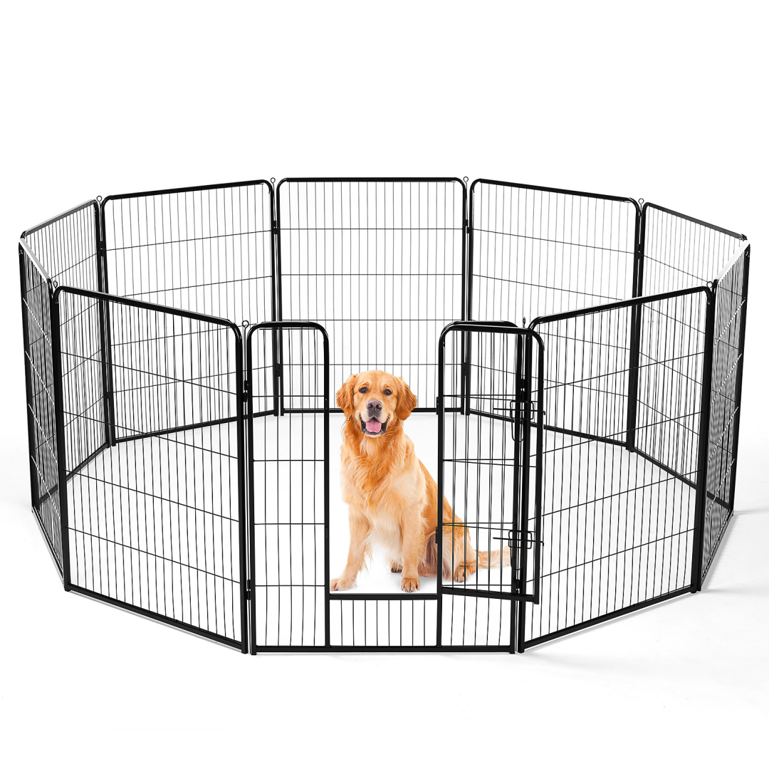 24-Inch Metal Dog Exercise Pen with Door — 8 Panels — product detail