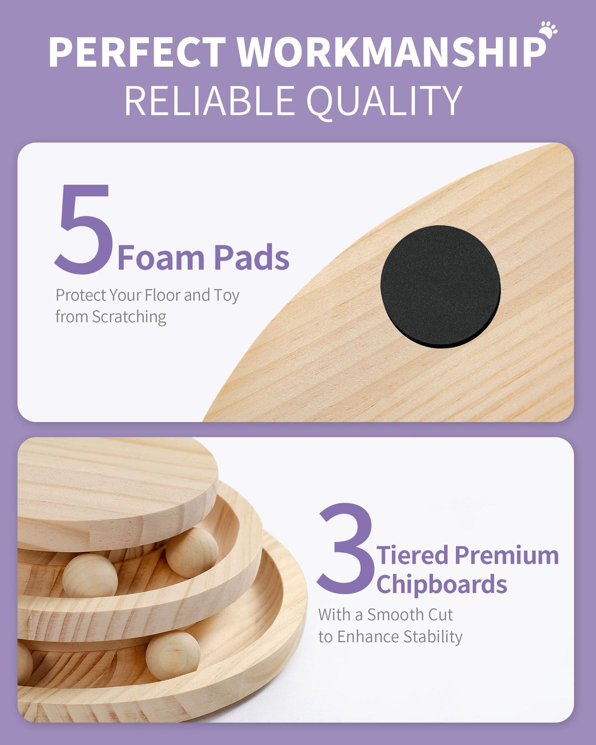 Cat Scratching Board with Ball Track – supplier product photo