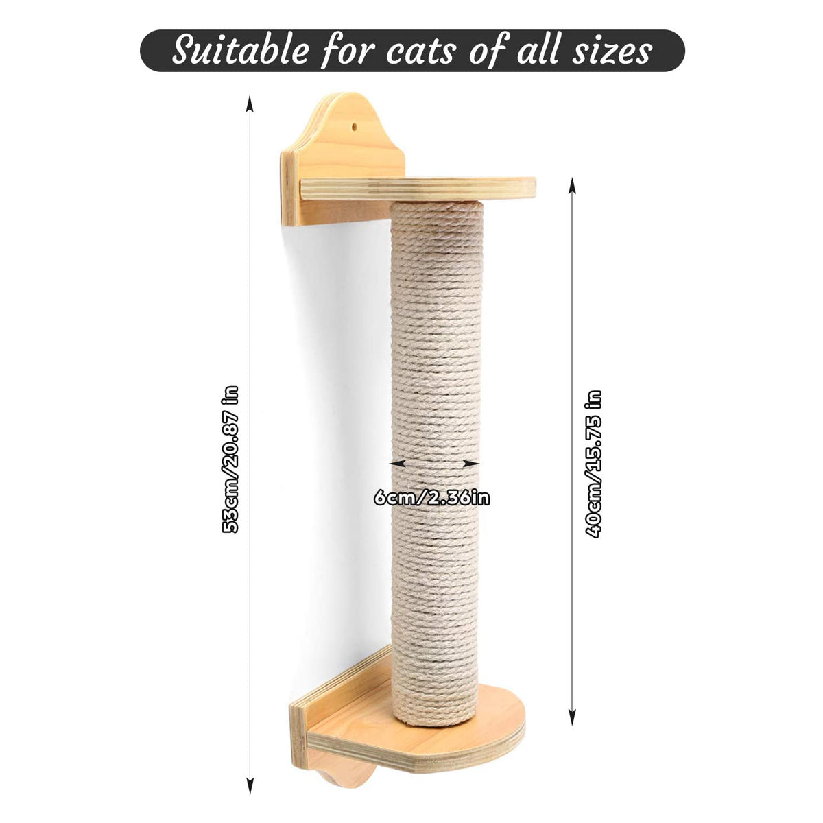 53cm Cat Scratch Column Cat Climbing Frame Pet Toys — product detail