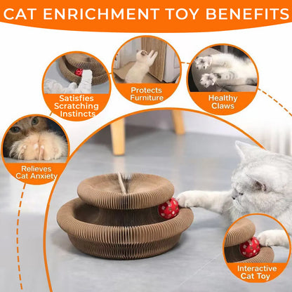Foldable Accordion Cat Scratcher — product detail
