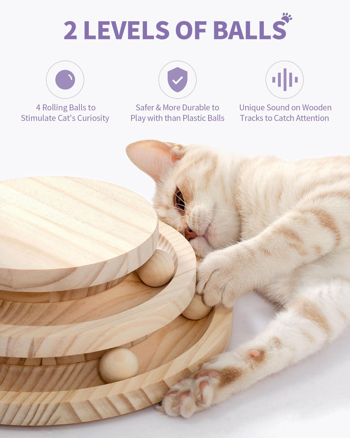 Cat Scratching Board with Ball Track – supplier product photo