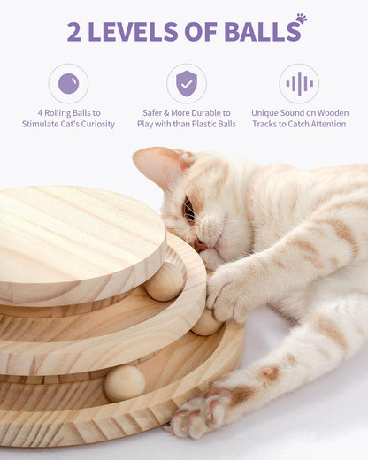 Cat Scratching Board with Ball Track – supplier product photo