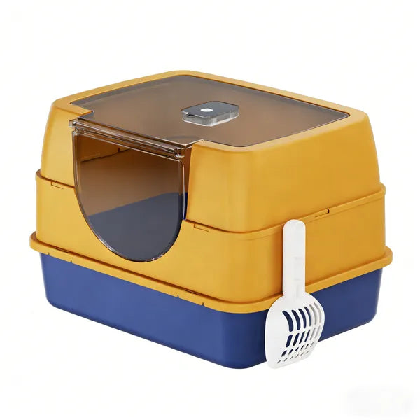 Orange Covered Cat Litter Box – supplier product photo