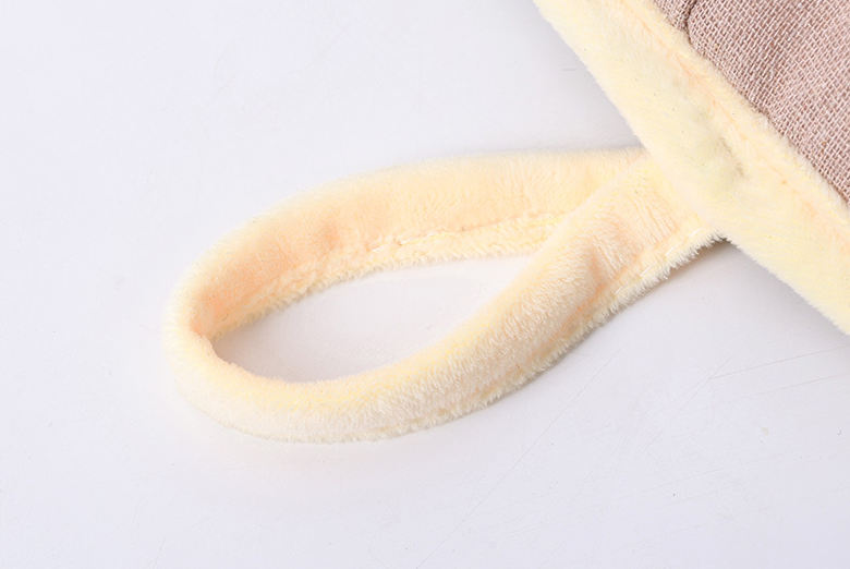 Round Fan Cotton And Linen Wool Warm Semi Enclosed Pet Nest For Cat Small Dog — product detail