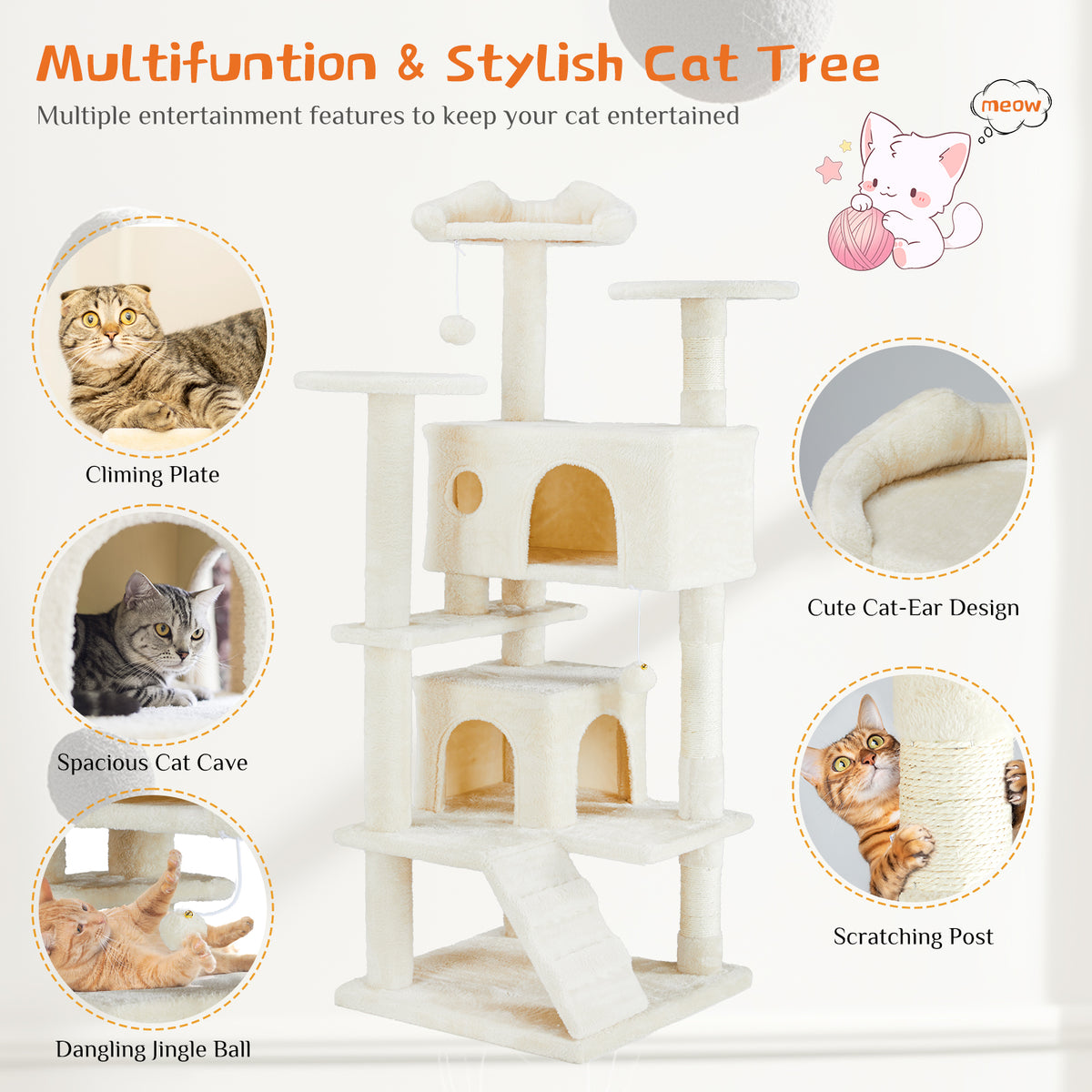 Multi-Level Cat Climbing Tree – supplier product photo