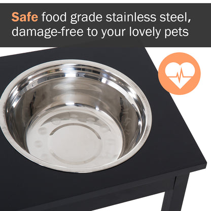 23-Inch Wooden Dog Feeding Station — product detail