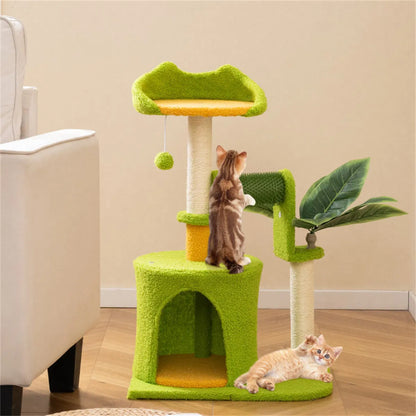 Palm-Tree Cat Scratcher with Grooming Brush — product detail