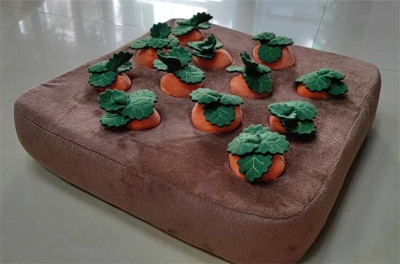Pet Dog Toys Carrot Plush Toy Vegetable Chew Toy For Dogs Snuffle Mat For Dogs Cats Durable Chew Puppy Toy Dogs Accessories — product detail