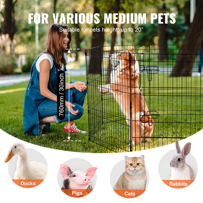 30-Inch Eight-Panel Dog Playpen — product detail