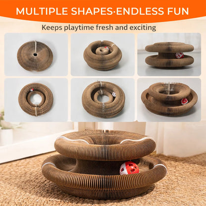 Foldable Accordion Cat Scratcher — product detail