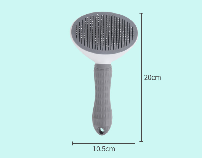 Cat Self-Cleaning Comb Stainless Steel Dog Comb Hair Brush One Key To Remove Floating Artifact — product detail