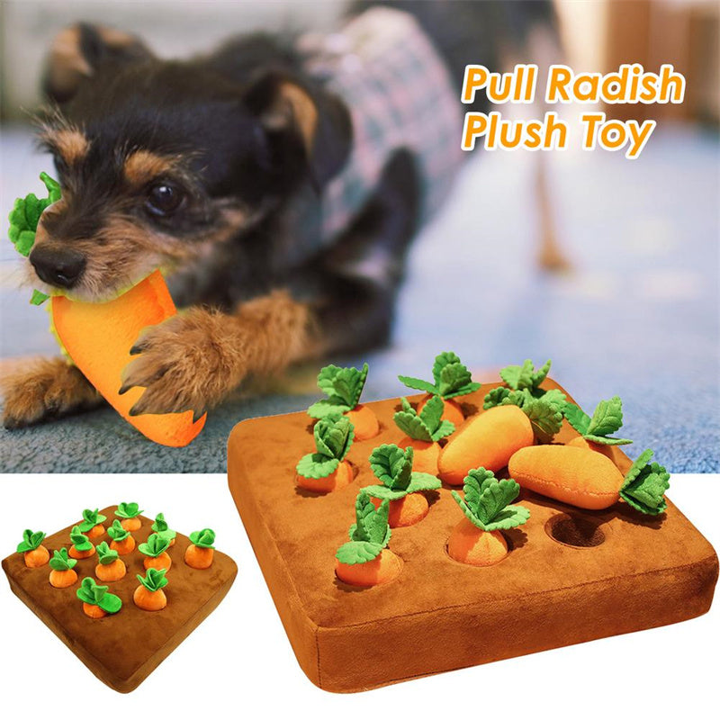 Pet Dog Toys Carrot Plush Toy Vegetable Chew Toy For Dogs Snuffle Mat For Dogs Cats Durable Chew Puppy Toy Dogs Accessories — product detail