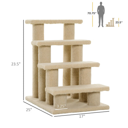 Pet Steps with Scratching Post — product detail