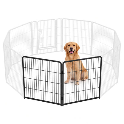 Foldable Metal Pet Fence with Door — product detail