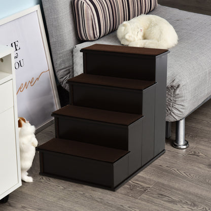 Cushioned Pet Steps — Brown — product detail