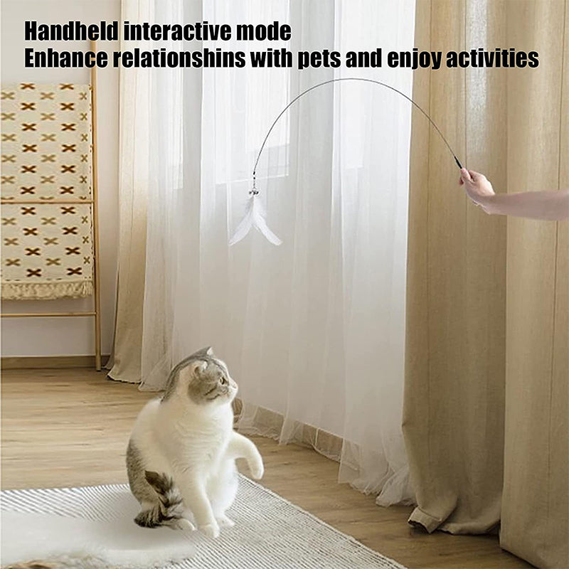 Suction-Cup Cat Teaser with Feather Lure — product detail