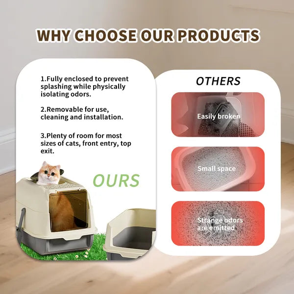 Double-Door Cat Litter Box – supplier product photo