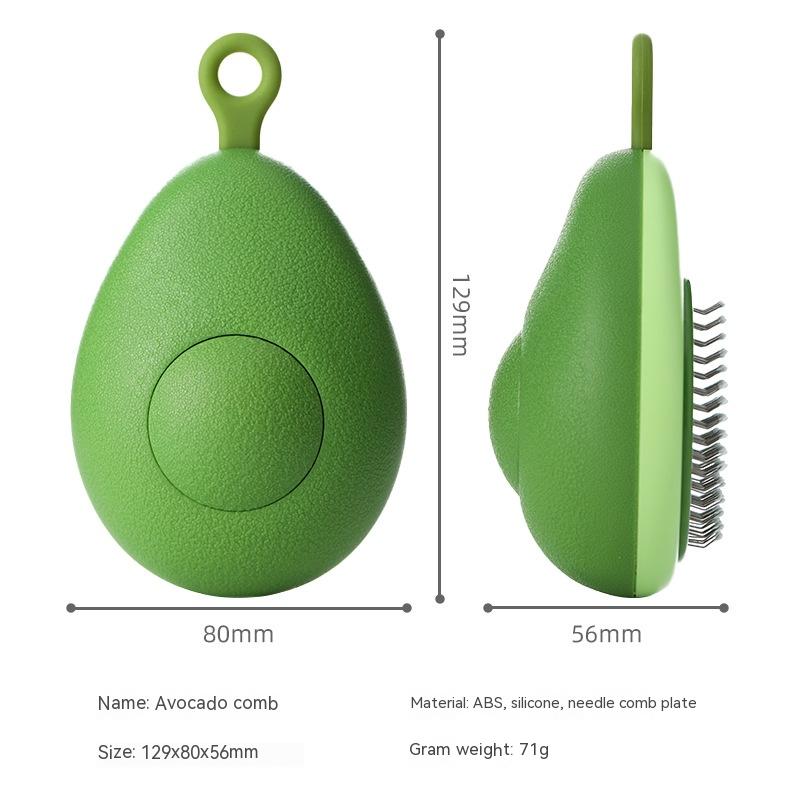 Cat Brush Hair Remover Cleaning Avocado Shaped Dog Grooming Tool Pet Combs Brush Stainless Steel Needle Pet Cleaning Care — product detail