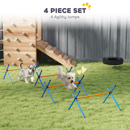 Four-Piece Dog Agility Jump Set — product detail
