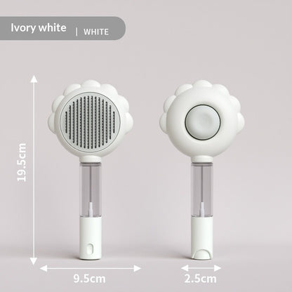 2 In 1 Self Cleaning Dog Brush Comb With Spray Pets Grooming Hair Remover Combs Brush Floating Hair Pet Grooming Brush Pet Products — product detail