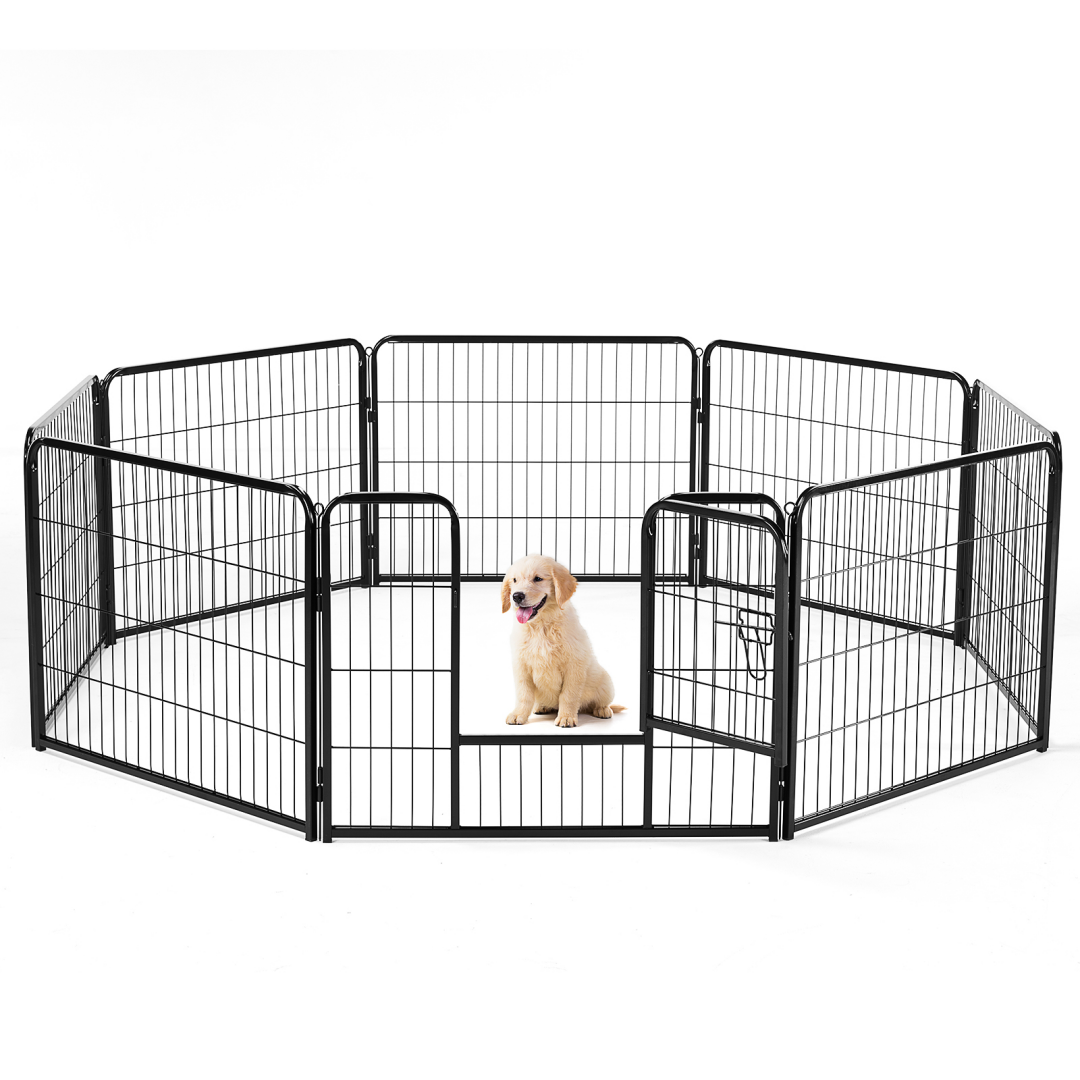 24-Inch Metal Dog Exercise Pen with Door — 8 Panels — product detail