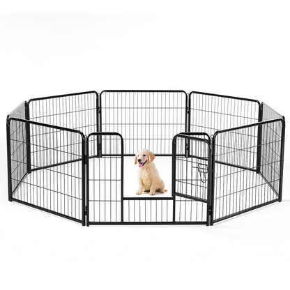 24-Inch Metal Dog Exercise Pen with Door — 8 Panels — product detail