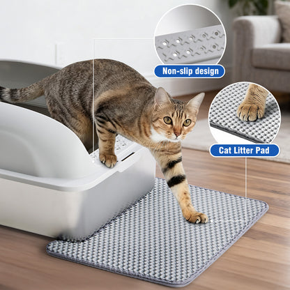 Stainless Steel Litter Box with Scoop and Mat – supplier product photo
