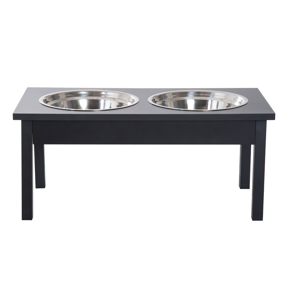 23-Inch Wooden Dog Feeding Station — product detail