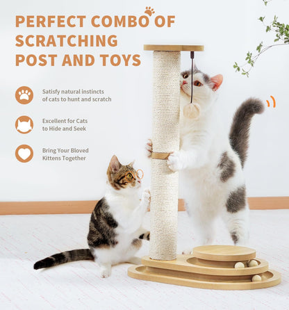 Two-Level Sisal Cat Scratcher — product detail
